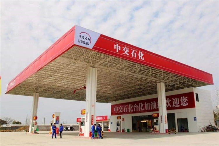 崇文加油站钢结构网架案例6